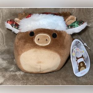 NWT 5” Maurice the Moose Wearing Winter Hat Squishmallow — Winter Collection